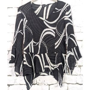 PIANO Vintage Y2K Stretchy Crinkle Mesh Top Whimsygoth Fairygoth Witchy Medium